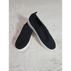 Simply Vera Vera Wang 6m Connie Luxe Comfort Black Stretch Sock Platform Sneaker